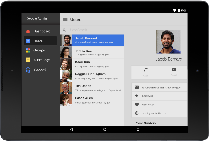 google workspace software for government